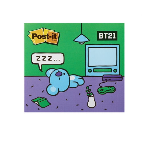 BT21 코야 포스트잇 강한점착용 커버노트(654X30매+656X30매+61 3M)  