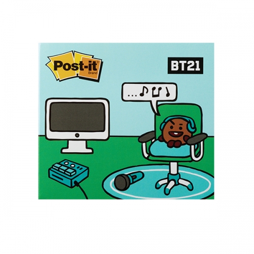 BT21 슈키 포스트잇 강한점착용 커버노트(654X30매+656X30매+61 3M)  