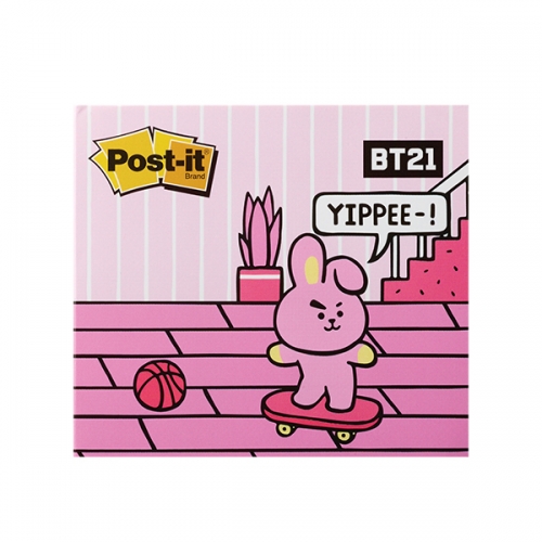 BT21 쿠키 포스트잇 강한점착용 커버노트(654X30매+656X30매+61 3M)  