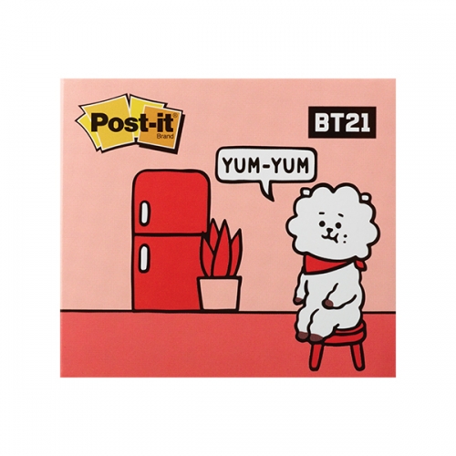 BT21 알제이 포스트잇 강한점착용 커버노트(654X30매+656X30매+61 3M)  