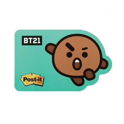 BT21 654 슈키 포스트잇 강한점착용 모양노트(75X63mm 30매 3M)  