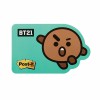 BT21 654 슈키 포스트잇 강한점착용 모양노트(75X63mm 30매 3M)  
